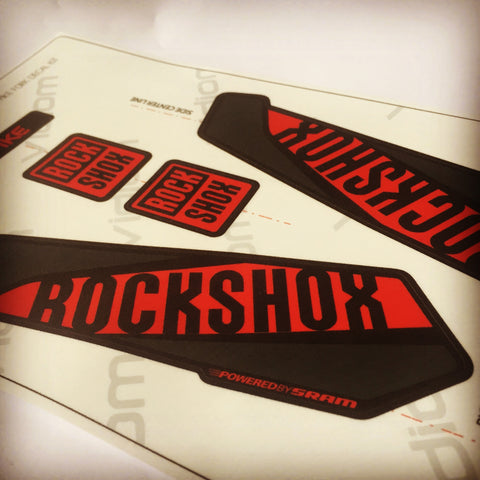 Rockshox 2014/ 2015 Pike Fork Decals