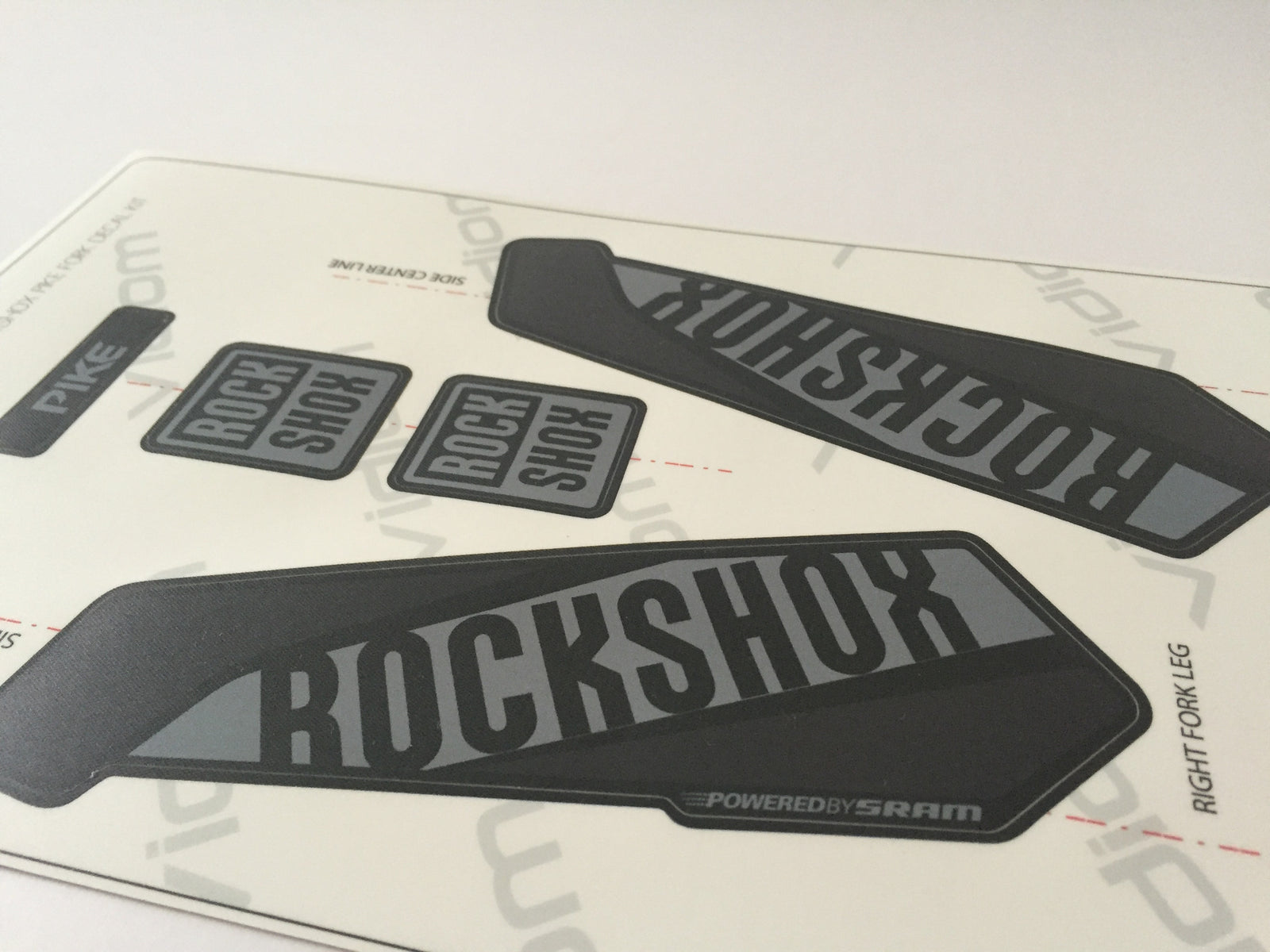 2016 Rockshox Pike Fork Decals