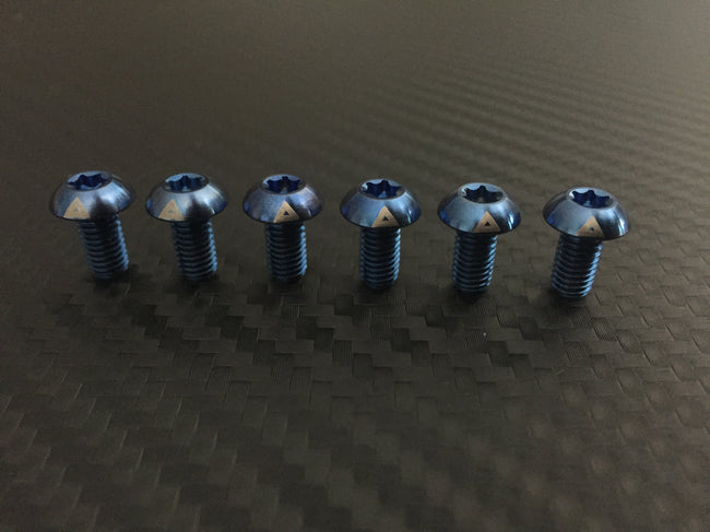 M5 x 10MM T25 Torx Head Titanium T5 Disc Rotor Bolts