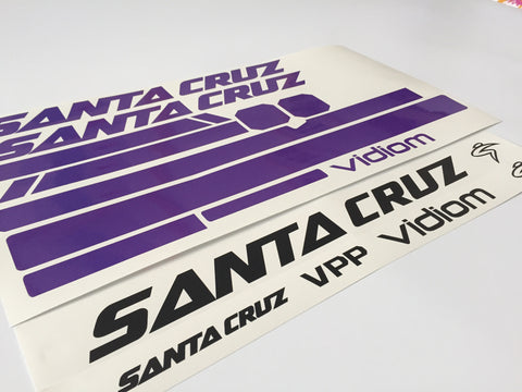 Santacruz Nomad CC 650b 2016 frame decal kit